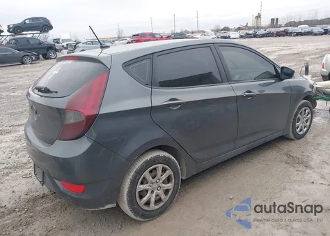 2012 Hyundai Accent Gs from USA, damaged, VIN KMHCT5AE7CU021853